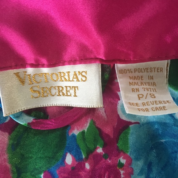 Victoria’s Secret Floral Robe Size PS - Picture 8 of 9
